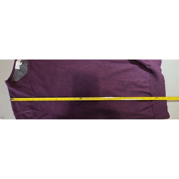 Hickey Freeman Mens M Purple Cotton Cashmere Blend Pullover Sweater - Picture 7 of 10